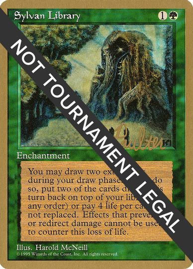 Sylvan Library - Preston Poulter (ED) [World Championship Decks]