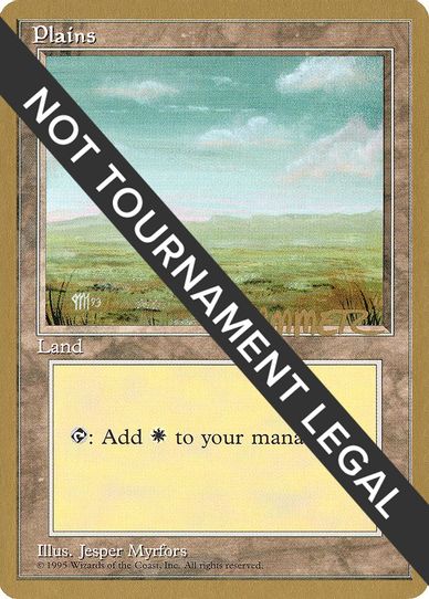 Plains (C) - Shawn "Hammer" Regnier (ED) [World Championship Decks]