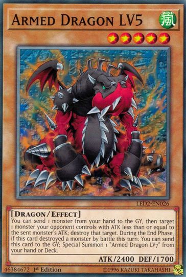 Armed Dragon LV (LED2-EN026) [Legendary Duelists: Ancient Millennium]