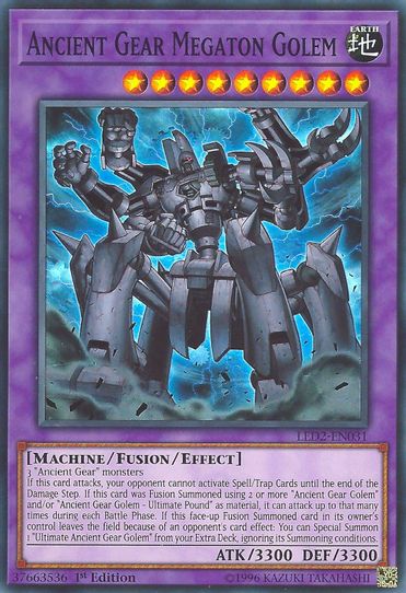 Ancient Gear Megaton Golem (LED2-EN031) [Legendary Duelists: Ancient Millennium]