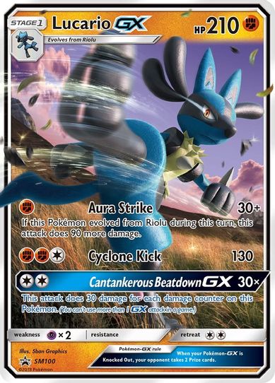 Lucario GX - SM (SM100) [SM Promos]