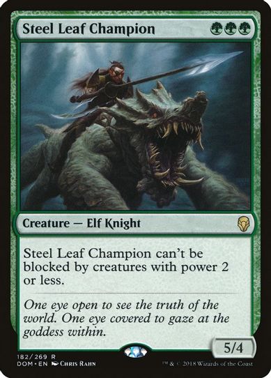 Steel Leaf Champion (182) [Dominaria]