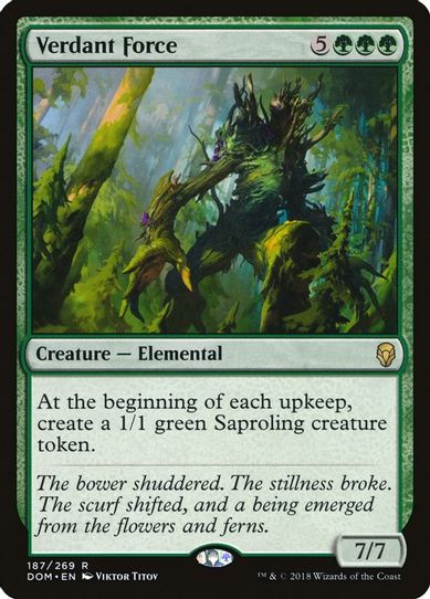 Verdant Force (187) [Dominaria]