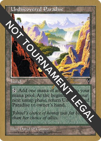 Undiscovered Paradise - Jakub Slemr (VIS) [World Championship Decks]