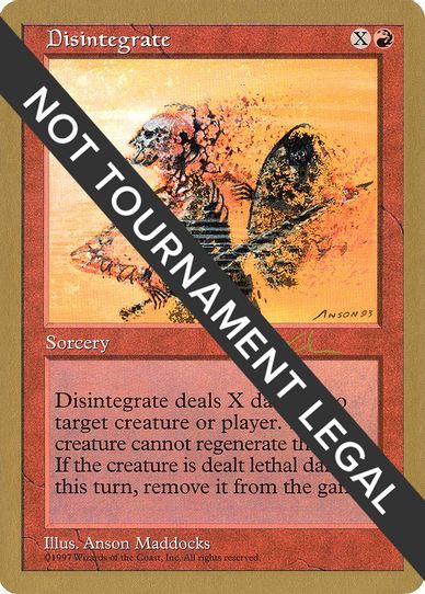Disintegrate - Paul McCabe (ED) [World Championship Decks]