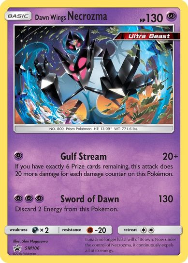 Pokemon Pins - Dusk Wings Necrozma (Lunala)