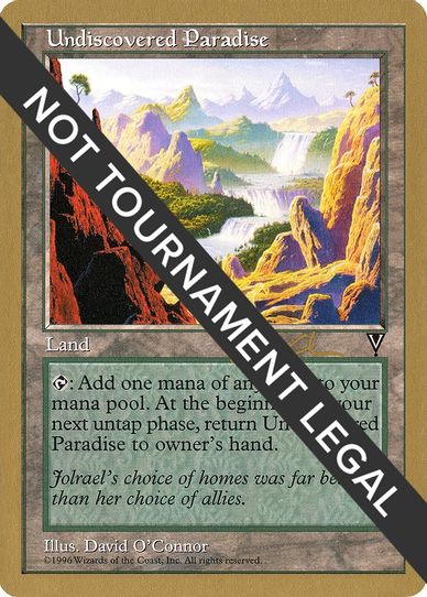 Undiscovered Paradise - Paul McCabe (VIS) [World Championship Decks]