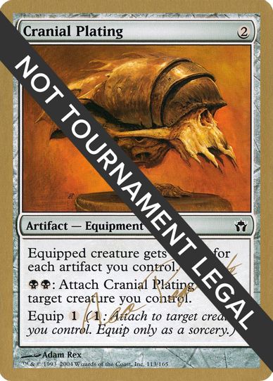 Cranial Plating - Aeo Paquette (MRD) [World Championship Decks]