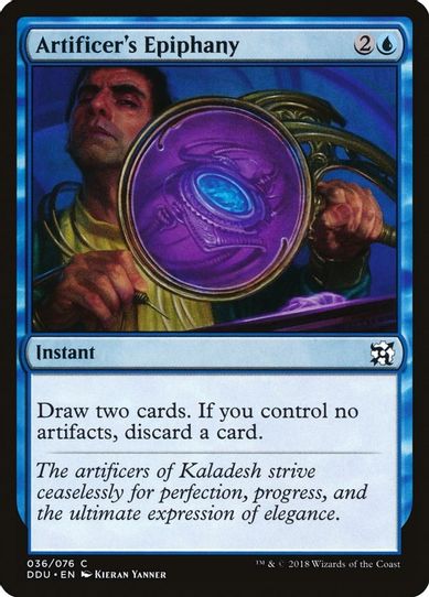Artificer's Epiphany (36) [Duel Decks: Elves vs. Inventors]