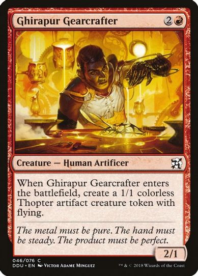 Ghirapur Gearcrafter (46) [Duel Decks: Elves vs. Inventors]