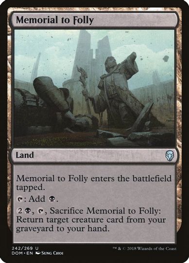 Memorial to Folly (242) [Dominaria]