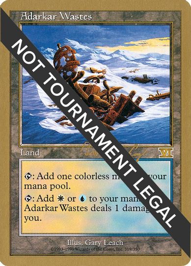 Adarkar Wastes - Tom van de Logt (ED) [World Championship Decks]