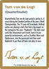 Tom van de Logt Biography Card [World Championship Decks]