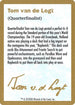 Tom van de Logt Biography Card [World Championship Decks]