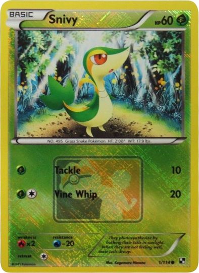 Snivy 1/114 (League Promo) [League & Championship Cards]