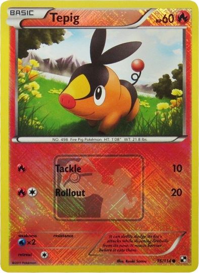 Tepig (15) (League Promo) (15) [League & Championship Cards]