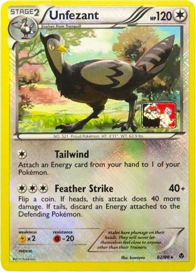 Unfezant (League Promo) (82) [League & Championship Cards]