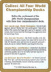 World Championship Advertisement Card [World Championship Decks]