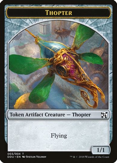 Thopter Token (3) [Duel Decks: Elves vs. Inventors]