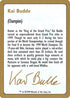 Kai Budde Biography Card [World Championship Decks]