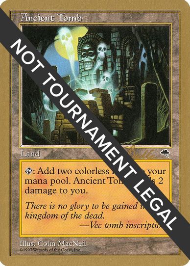 Ancient Tomb - Kai Budde (TMP) [World Championship Decks]