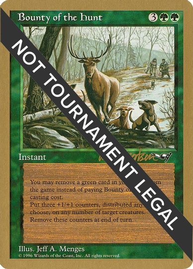 Bounty of the Hunt - Svend Geertsen (ALL) (SB) [World Championship Decks]