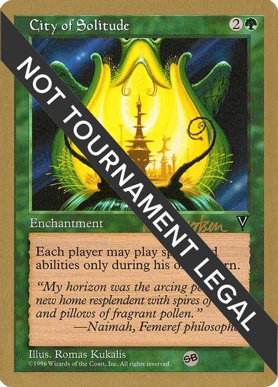 City of Solitude - Svend Geertsen (VIS) (SB) [World Championship Decks]