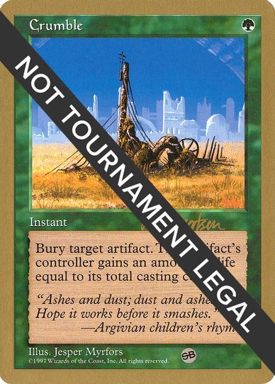 Crumble - Svend Geertsen (ED) (SB) [World Championship Decks]