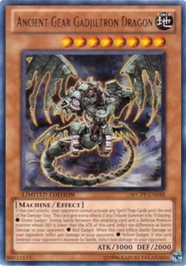 Ancient Gear Gadjiltron Dragon (WCPP-EN018) [World Championship 2010 Card Pack]