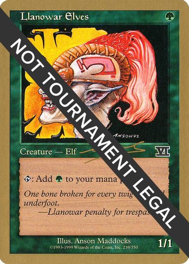 Llanowar Elves - Nicolas Labarre (ED) [World Championship Decks]