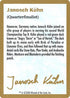 Janosch Kuhn Biography Card [World Championship Decks]