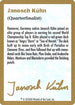 Janosch Kuhn Biography Card [World Championship Decks]