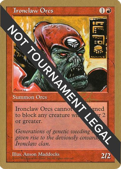 Ironclaw Orcs - Ben Rubin (ED) [World Championship Decks]