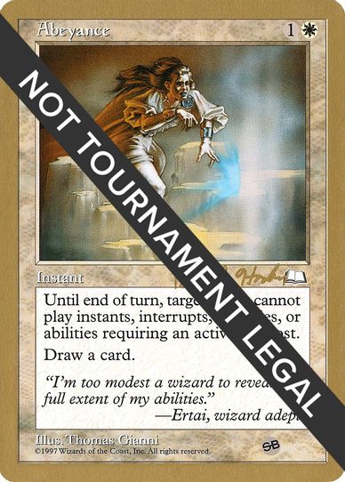 Abeyance - Brian Hacker (WTH) (SB) [World Championship Decks]