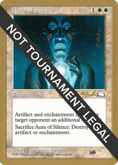Aura of Silence - Brian Hacker (WTH) (SB) [World Championship Decks]