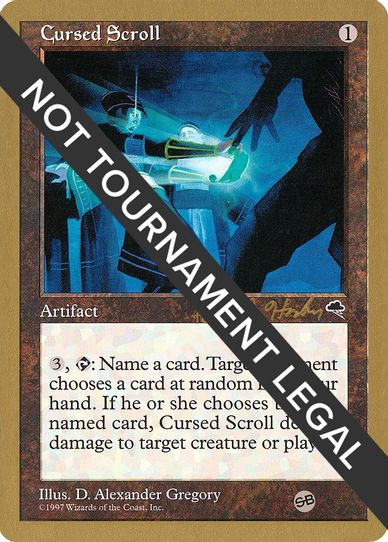 Cursed Scroll - Brian Hacker (TMP) (SB) [World Championship Decks]