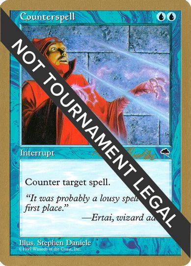 Counterspell - Randy Buehler (TMP) [World Championship Decks]