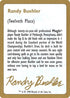 Randy Buehler Biography Card [World Championship Decks]