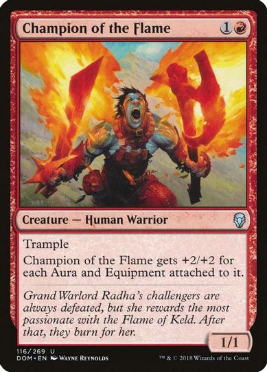 Champion of the Flame (116) [Dominaria]