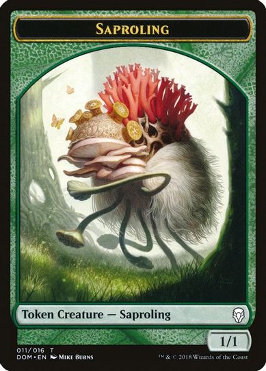 Saproling Token (11) [Dominaria]