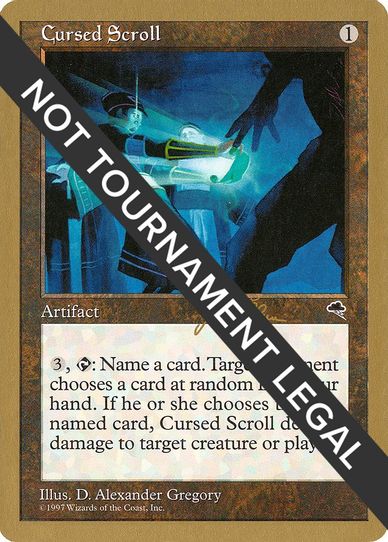 Cursed Scroll - Jakub Slemr (TMP) [World Championship Decks]
