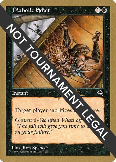 Diabolic Edict - Jakub Slemr (TMP) [World Championship Decks]