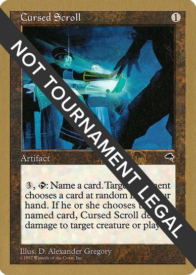 Cursed Scroll - Mark Le Pine (TMP) [World Championship Decks]