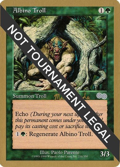 Albino Troll - Matt Linde (USG) [World Championship Decks]
