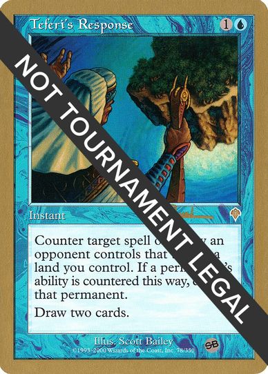 Teferi's Response - Antoine Ruel (INV) (SB) [World Championship Decks]