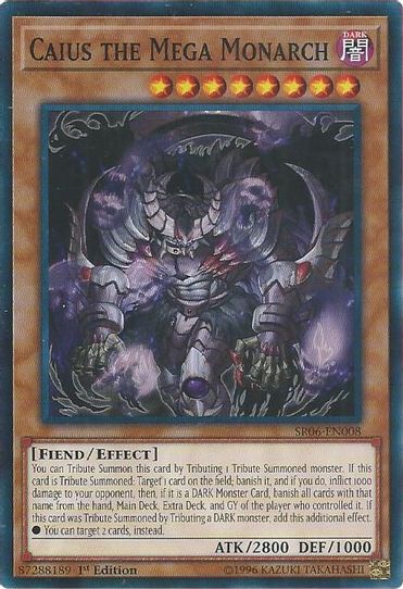 Caius the Mega Monarch (SR06-EN008) [Structure Deck: Lair of Darkness]