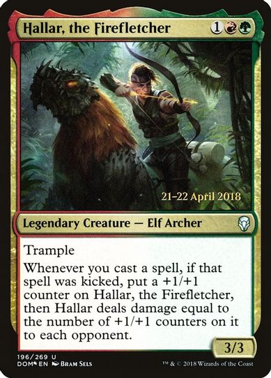 Hallar, the Firefletcher (196) [Prerelease Cards]