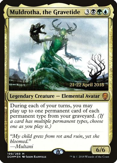 Muldrotha, the Gravetide (199) [Prerelease Cards]