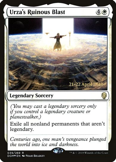 Urza's Ruinous Blast (39) [Prerelease Cards]