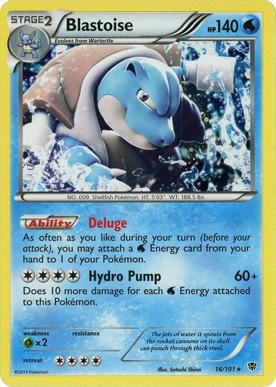 Blastoise (Cosmo Holo) (16) [Blister Exclusives]